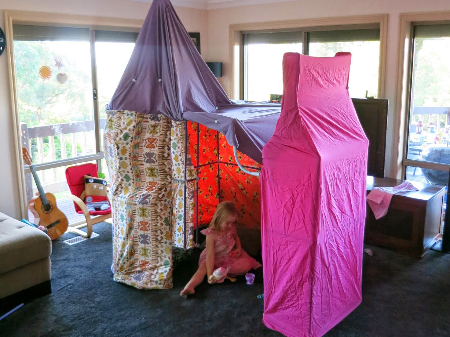 Covering Fort Magic With Bedsheets Is Fun & Easy!