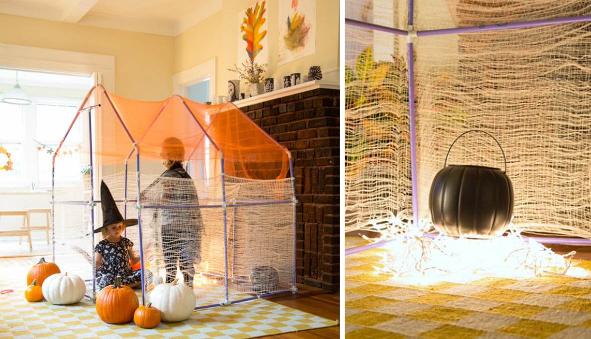 Halloween Games and Activities for Kids Include Spooky Fort Building