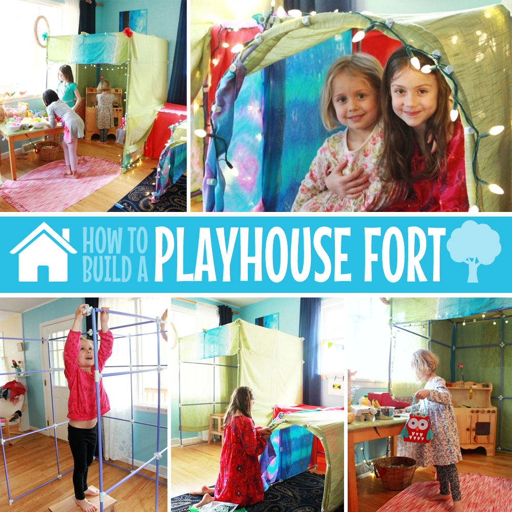 How to Build A Playhouse Fort - Fort Magic