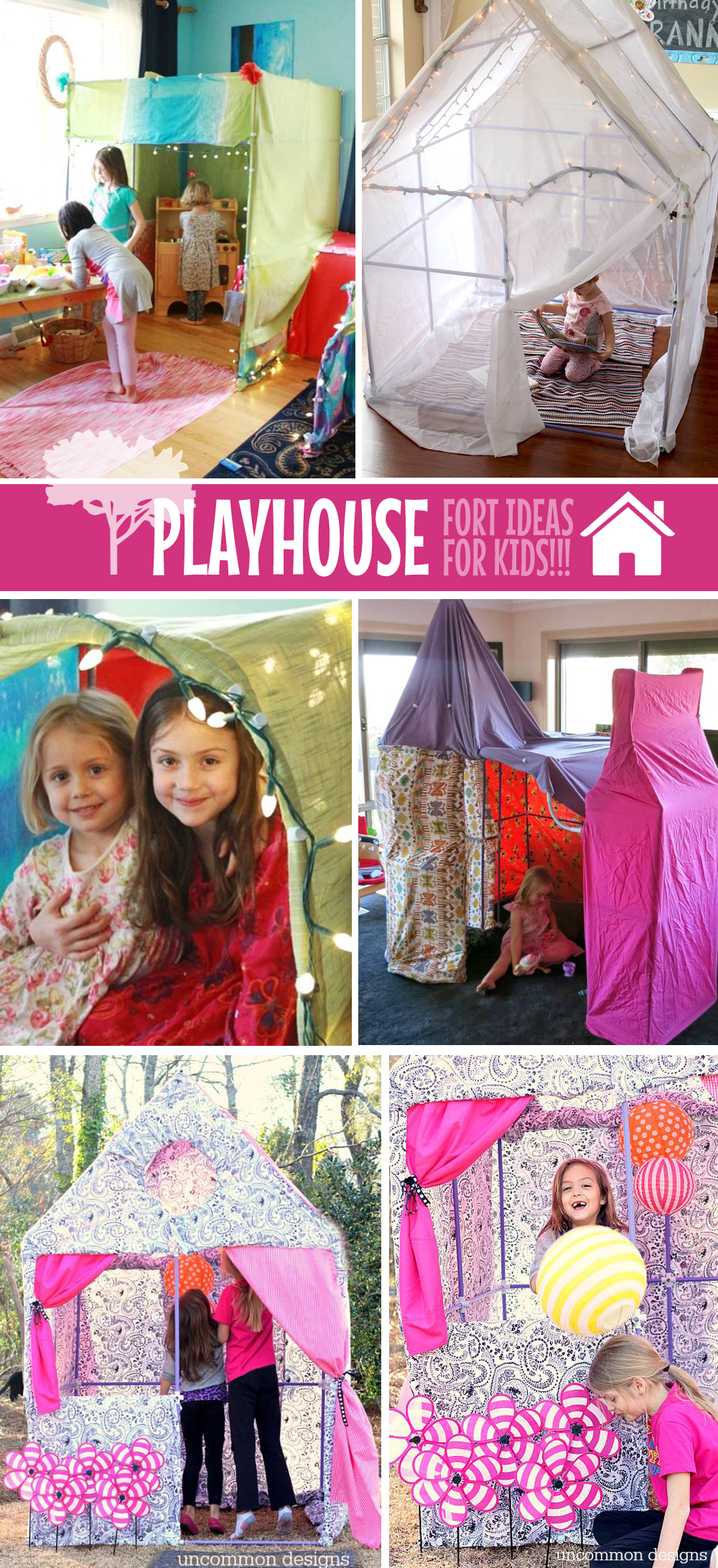 Playhouse Fort Ideas - Pinterest