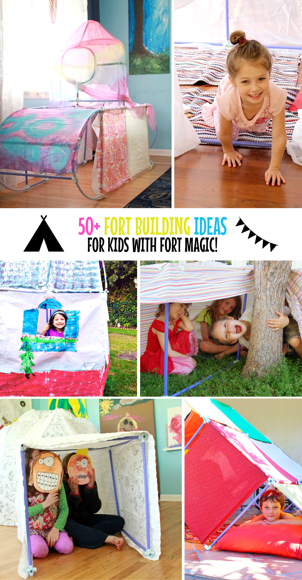 Over 50 Fun Fort Building Ideas for Kids With Fort Magic