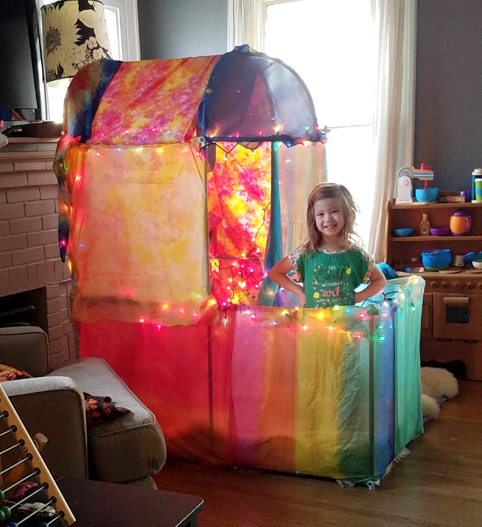 Building Confidence With Playhouse Forts 1